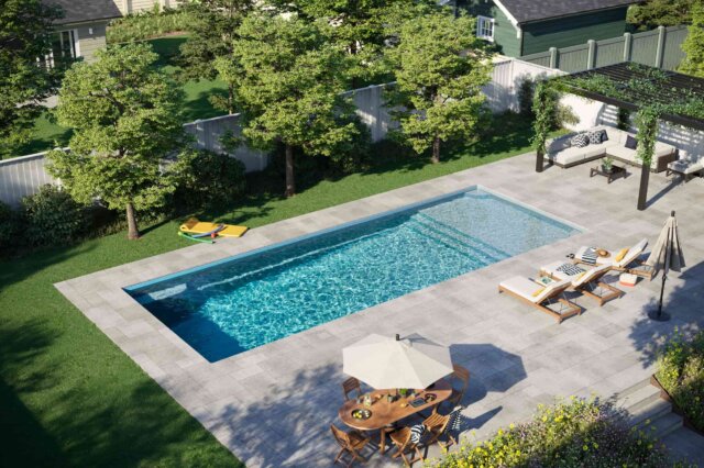 Latham Corinthian | Classic Pool Spa & Hearth