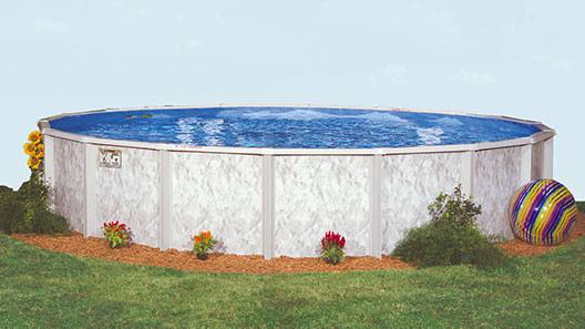 Doughboy Silver Lake above ground steel pool