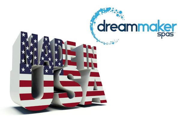 Dream Maker Hot Tub from Classic Pool Spa are made in the USA