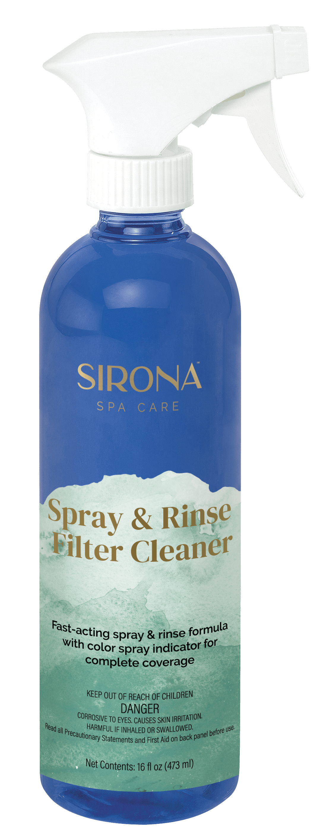 Sirona Spray & Rinse Filter Cleaner, 16fl - Classic Pool Spa & Hearth