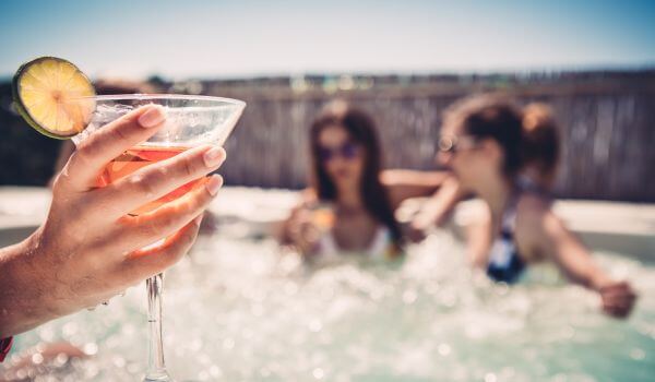 Hot Tub in Hot Weather