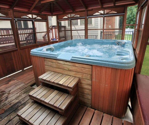 Hot Tub Wind Break