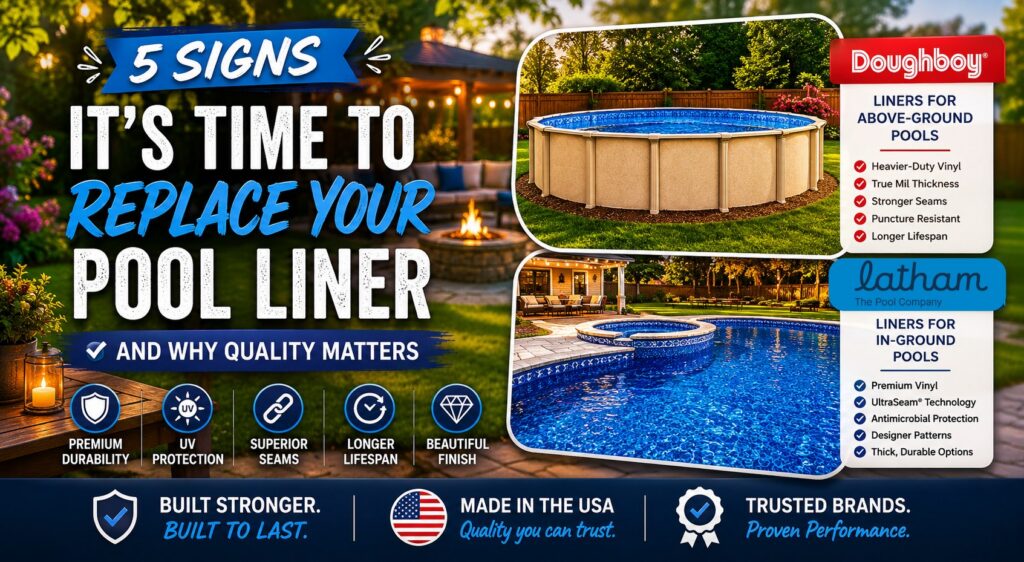 5 Signs It’s Time to Replace Your Pool Liner - Classic Pool Spa & Hearth